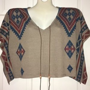 Poncho Cropped